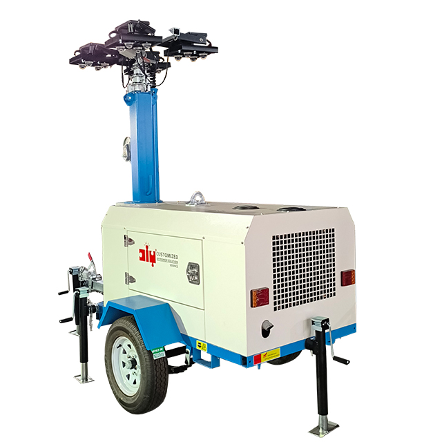 برج الإضاءة LED DLT-10000 6x500W من Kohler KDW1003 محرك الديزل